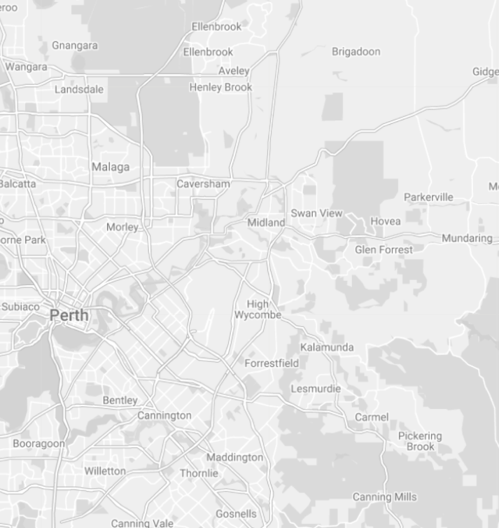 Perth suburbs map